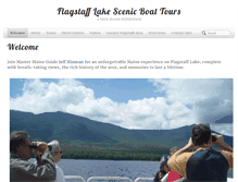 Tablet Screenshot of flagstaffboattours.com